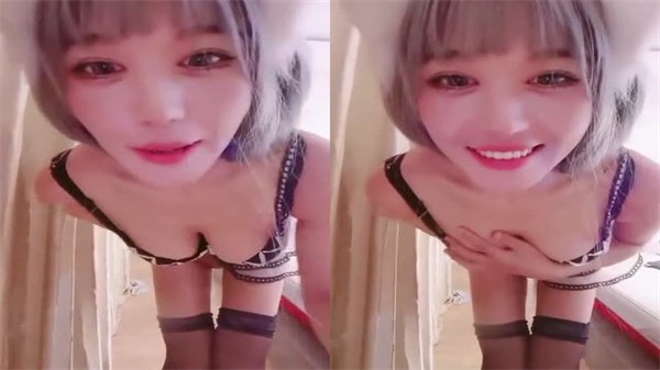 高跟黑丝苗条巨乳妹淫声浪语挑逗，道具互动爆操嫩穴白浆狂喷